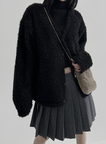 Alda Over Boucle Cardigan